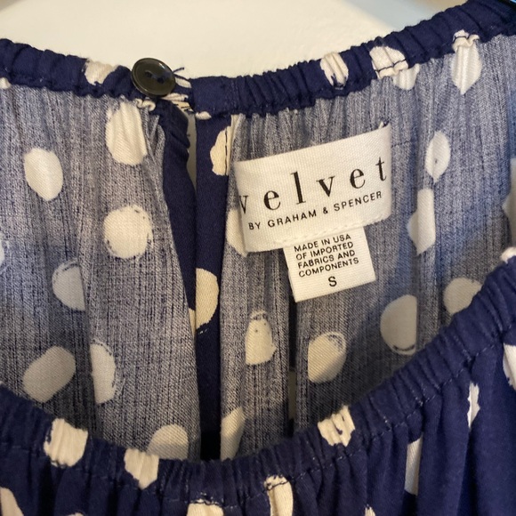 Kenia Polka Dot Dress by Velvet - Picture 6 of 6